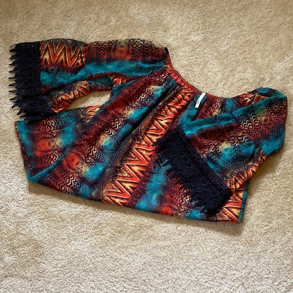 Bright patterned tunic-Voll Style brand - Picture 2 of 4